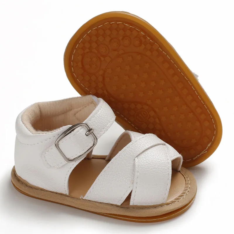 0-1 Year Old Men's And Women's Baby Shoes Non-slip Oxford Sole 0-12 Months Baby Sandals