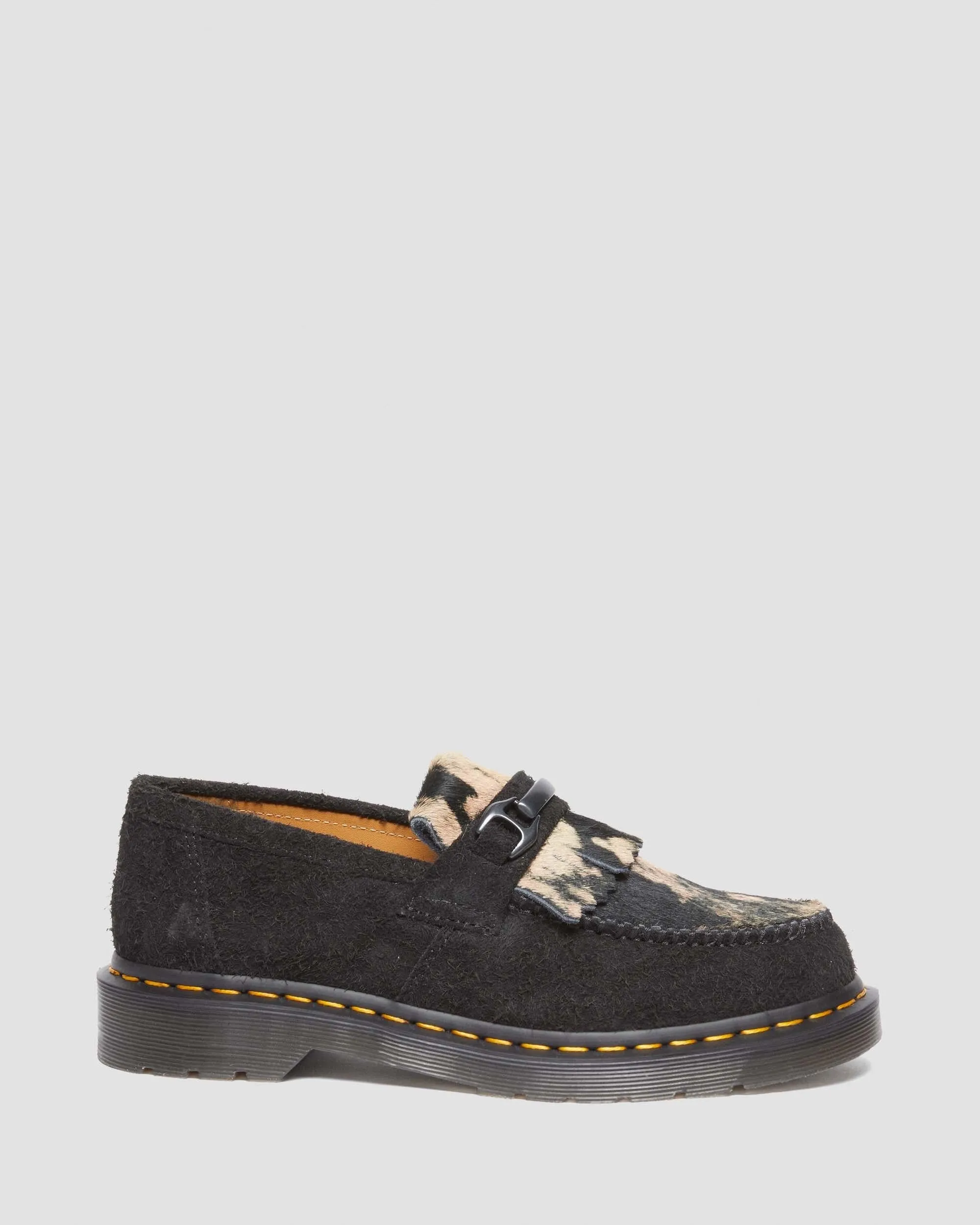 Adrian Snaffle Suede & Hair-On Loafers Shoes