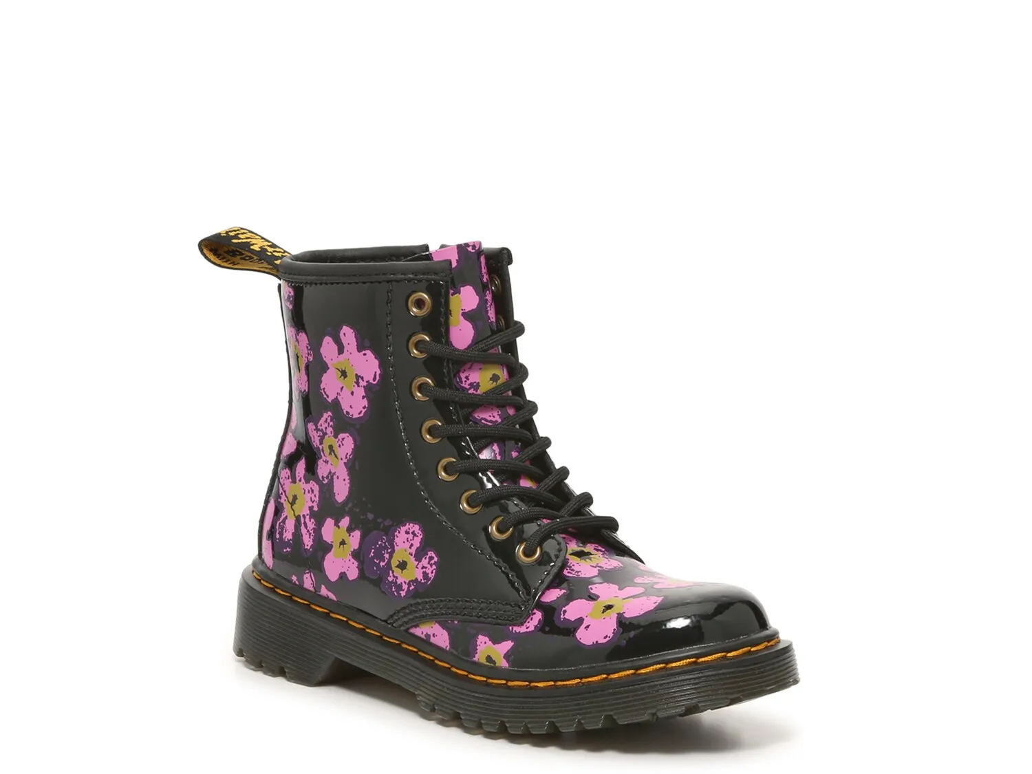 Boots Dr. Martens Pansey Fayre, black/pink