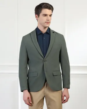 Casual Green Check Blazer - Marcus