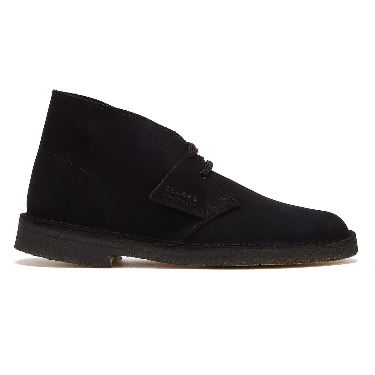 Clarks Originals Desert Suede Mens Black Boots