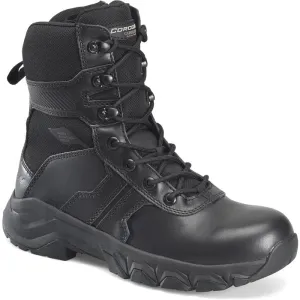 Corcoran Men's 8" Lightweight Waterproof Side Zipper Duty Boot - Black CV5611