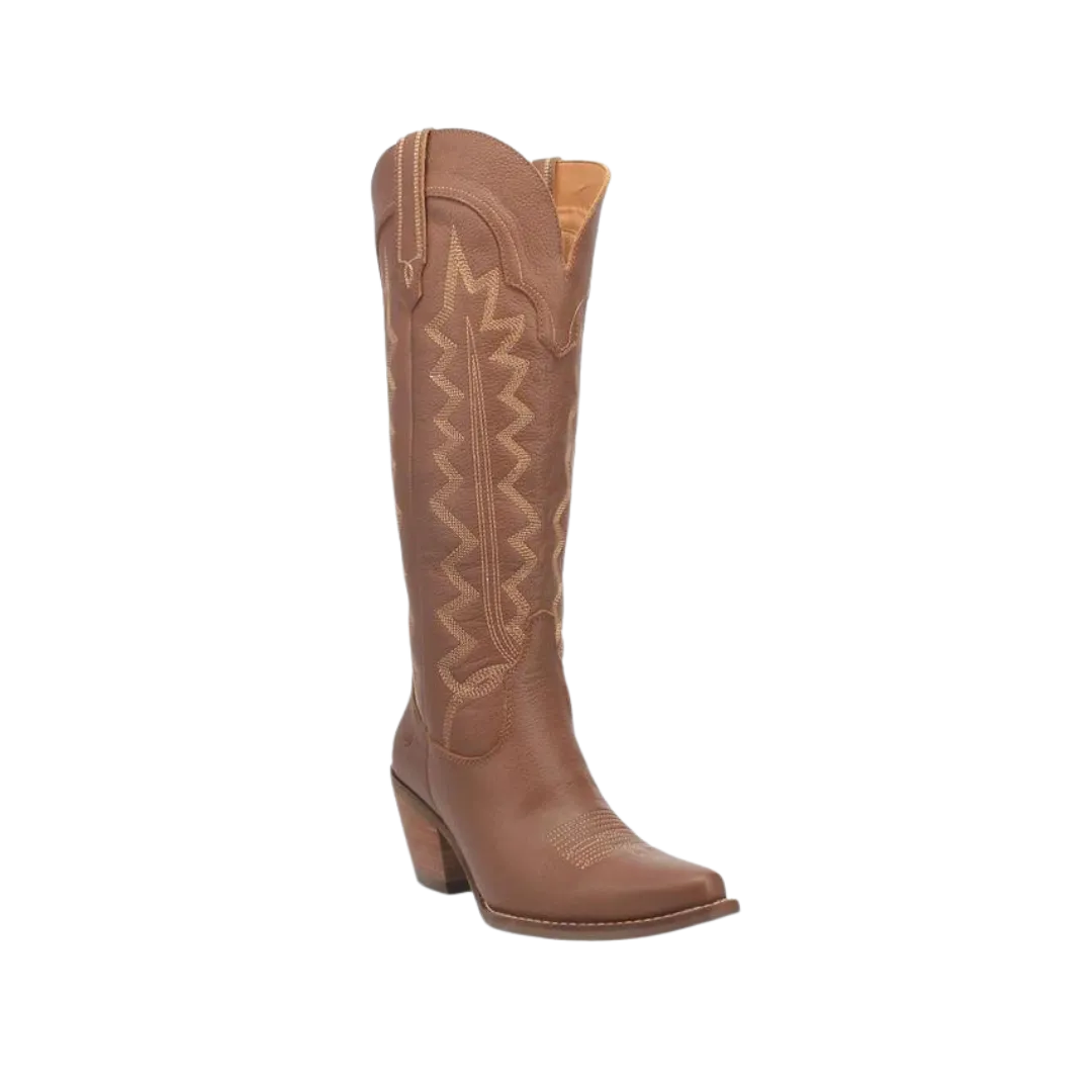 Dingo Women's High Cotton Outwest Brown Boot