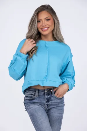 Feeling Comfy Cropped Sweatshirt