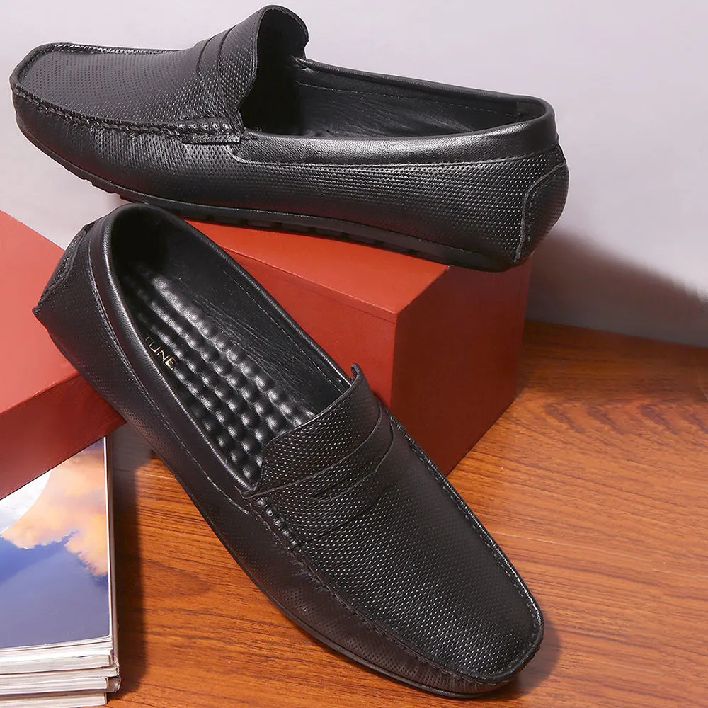 Fortune (BLACK) Casual Loafer Shoes For Men AVN-05 By Liberty