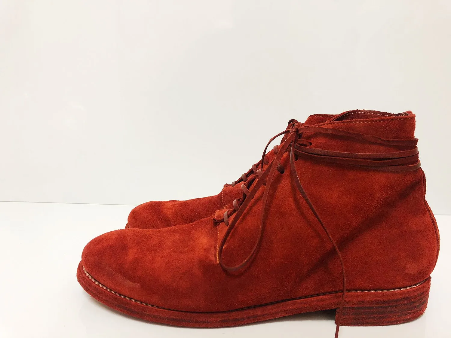 GUIDI ONE PIECE DESERT BOOT CALF REVERSE