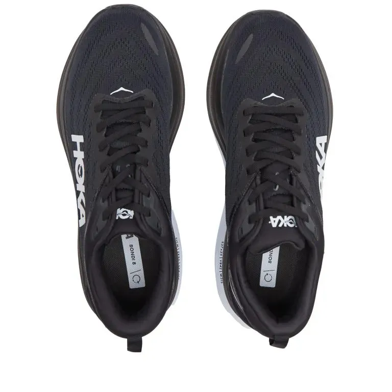 Hoka One One M Bondi 8 sneakers, black, white