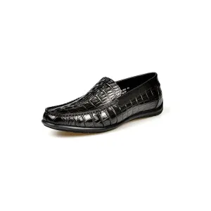 Luxury CrocLeather Daily Business Slip On Loafers