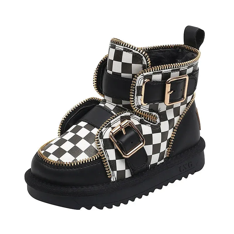 MOF Kids Fashionable Children’s Autumn-Winter Boots