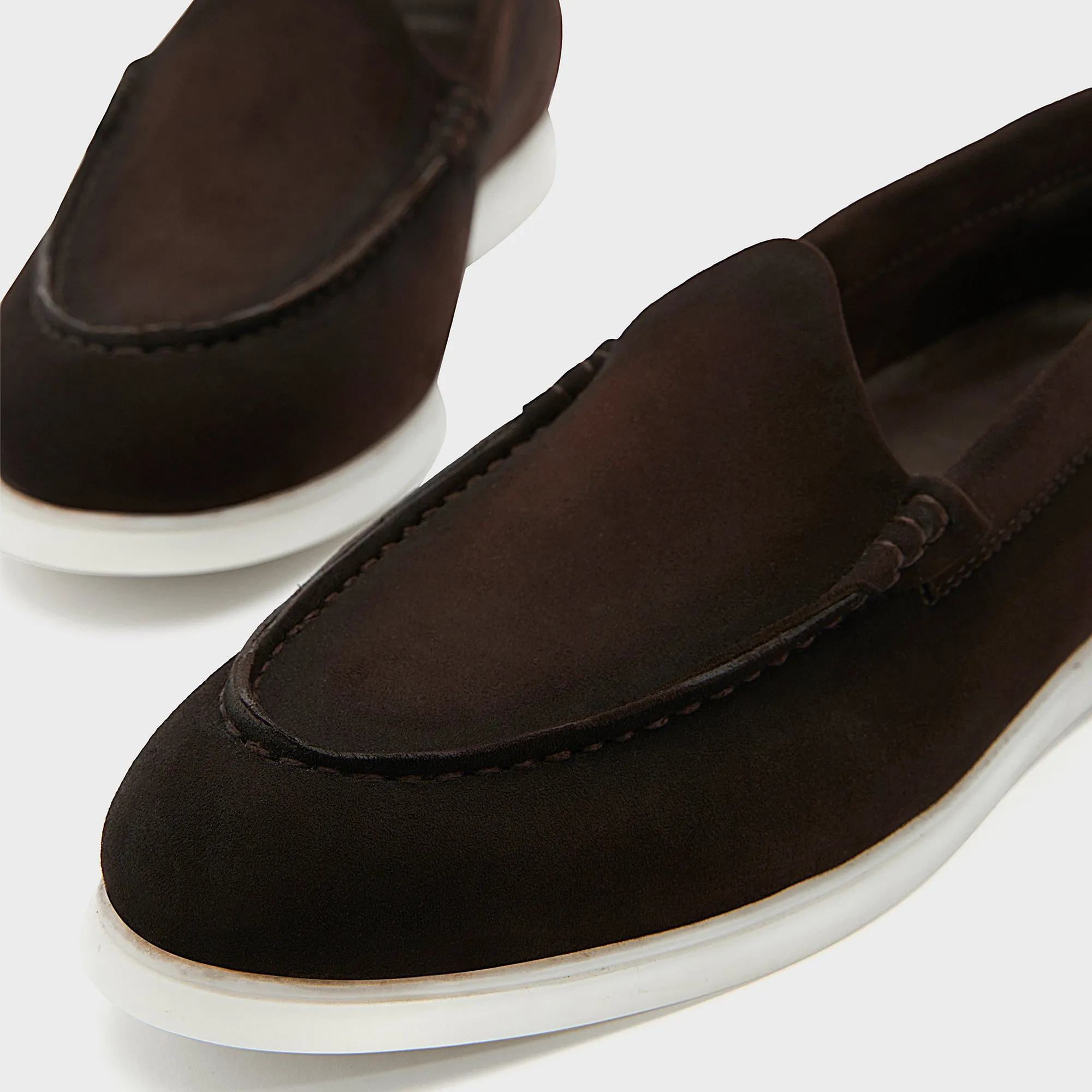 Nagra Loafer | Dark Chocolate Suede