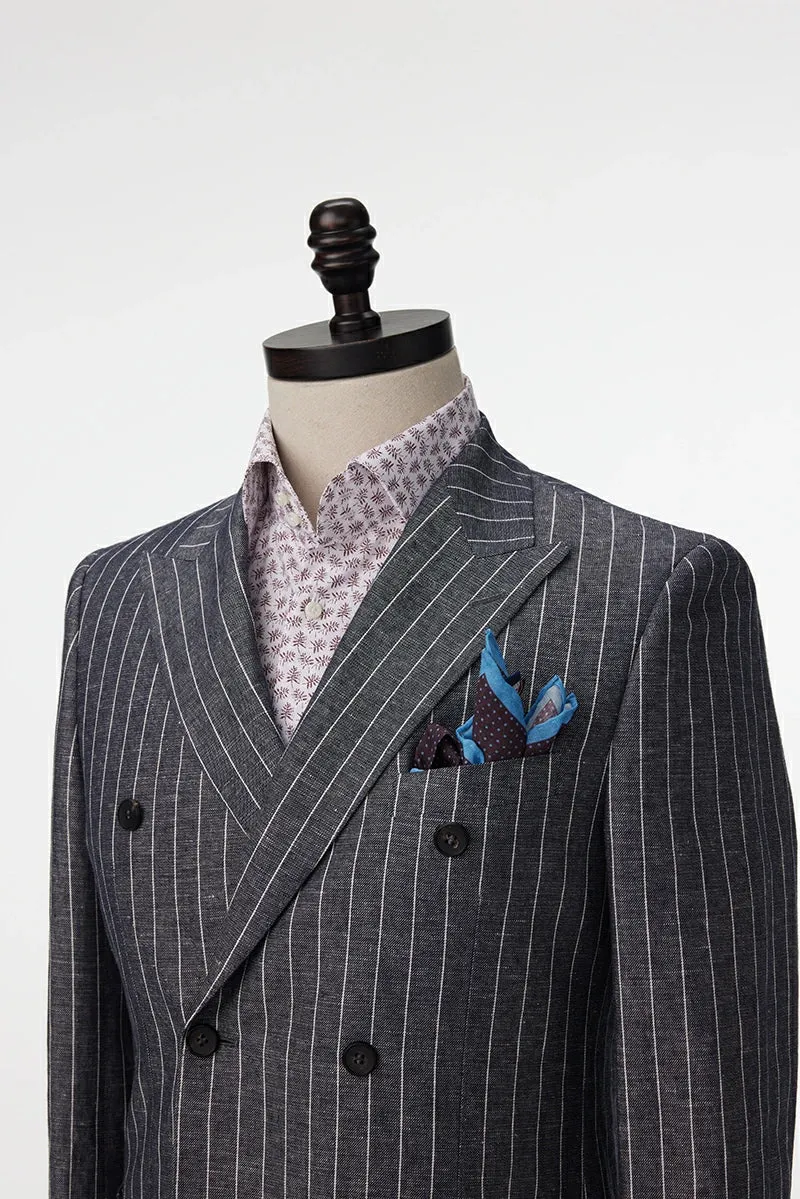 Napoli Stripes Linen Suit