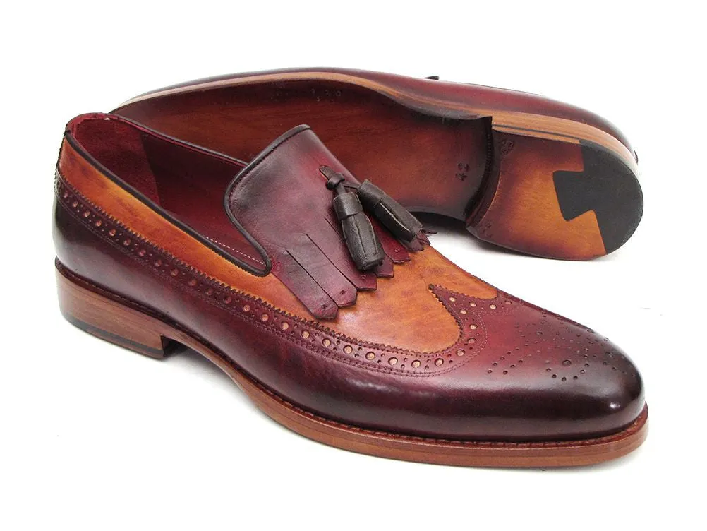 Paul Parkman Kiltie Tassel Loafer Tobacco & Bordeaux