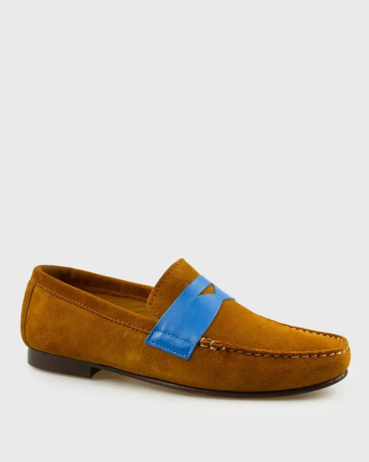 VINCENT & FRANKS VF64ANTI_ IRIS SUEDE LOAFER